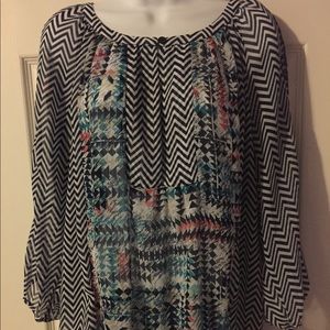 New Directions 3/4 sleeve shirt